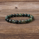 Natural water grass agate bracelet – Jewelry Gift Ideas — 5
