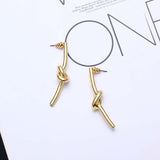 Knotted Long Earrings – Gift Ideas — 1