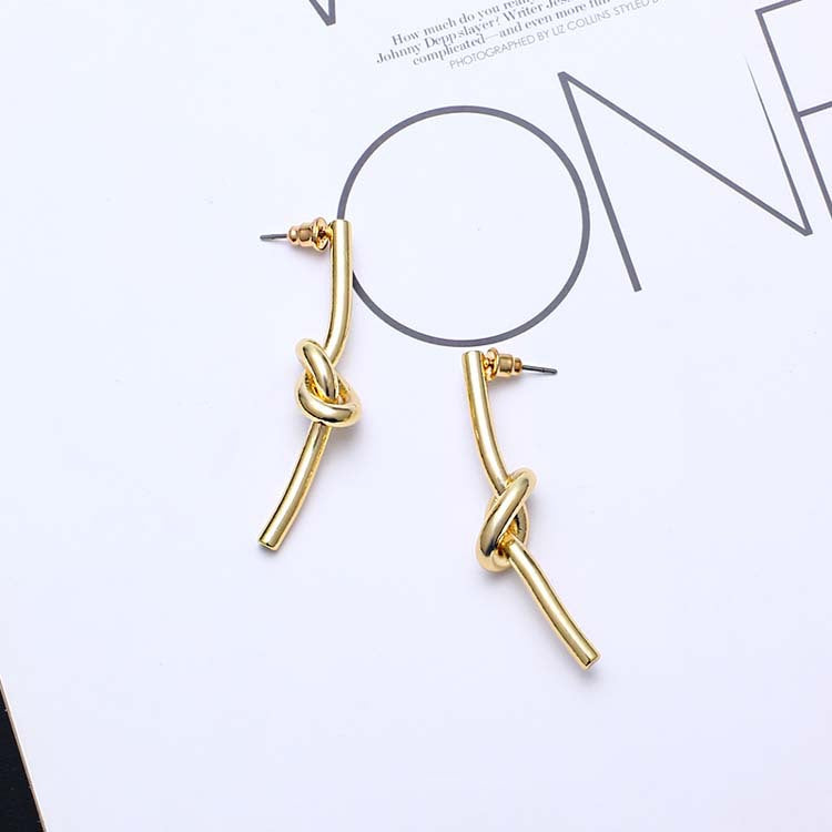 Knotted Long Earrings – Gift Ideas — 1