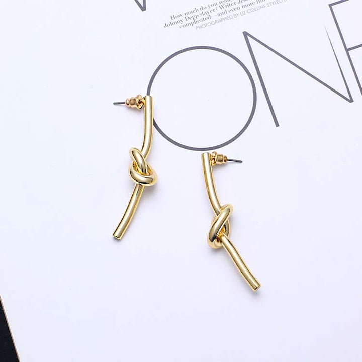 Knotted Long Earrings – Gift Ideas — 1