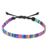 Boho Rainbow Anklet Hand Woven Love – Gifts for Couples — 6