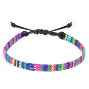 Boho Rainbow Anklet Hand Woven Love – Gifts for Couples — 6