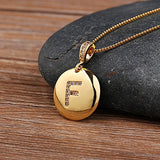 Necklace Glossy Diamonds 26 English Letters – Jewelry Gift Ideas — 16