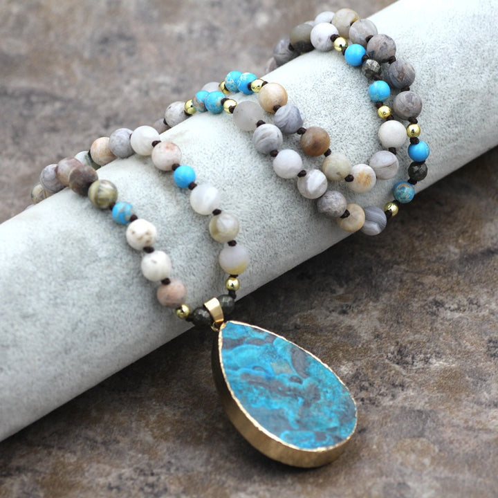 Women's Drop-shaped Bohemian Necklace – Jewelry Gift Ideas — 1