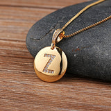 Necklace Glossy Diamonds 26 English Letters – Jewelry Gift Ideas — 20