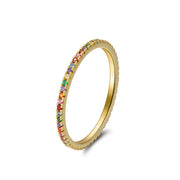 S925 Sterling Silver Platinum Zircon Diamond Ring – Stylish Gifts — 4