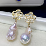 Natural Baroque Shaped Pearl Earrings – Meaningful Gifts — 3