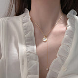 Simple Temperament Of Round Shell Necklace – Jewelry Gift Ideas — 2