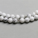 White white stone flower beads bracelet – Jewelry Gift Ideas — 5