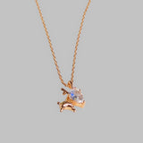 Women's Diamond Inlaid Deer Necklace – Jewelry Gift Ideas — 5
