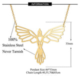 Fashion stainless steel animal phoenix necklace – Jewelry Gift Ideas — 3