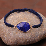 Fashion Personality Water Drop Lapis Lazuli Bracelet – Stylish Gifts — 2