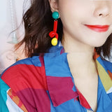 Retro Exaggerated Asymmetric Earrings – Meaningful Gifts — 1