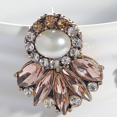 Women's Crystal Alloy Vintage Earrings Stud – Gifts for Her — 1