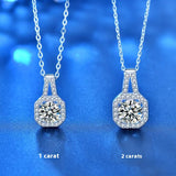 Moissanite S925 Sterling Silver Necklace – Jewelry Gift Ideas — 5