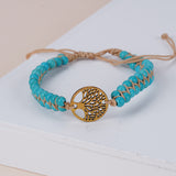 Fashion Braided Double Layer Turquoise Bracelet – Stylish Gifts — 2