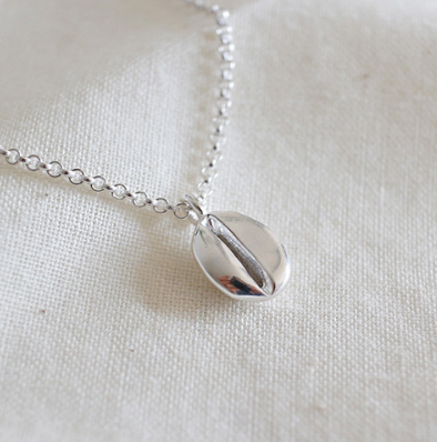 Coffee bean short clavicle necklace – Jewelry Gift Ideas — 1