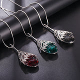 Waterdrop Shaped Big Pendant Necklace – Jewelry Gift Ideas — 2