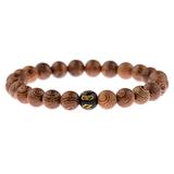 Hot Men Natural Wood Beads Cross Bracelets Onyx – Gifts for Him — 1