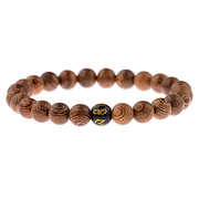 Hot Men Natural Wood Beads Cross Bracelets Onyx – Gifts for Him — 1