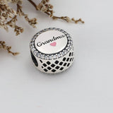Grandma Family Tree Pink Love DIY Silver Charm – Gifts for Couples — 4