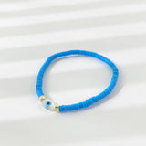 Rainbow Candy Clay Bead Eye Bead Bracelet – Jewelry Gift Ideas — 12