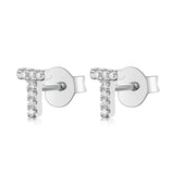 S925 Pure Silver Ear Nail With 24 Letters – Beauty Gifts — 12
