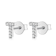 S925 Pure Silver Ear Nail With 24 Letters – Beauty Gifts — 12