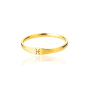 Stainless Steel Twelve Constellation Symbol Ring – Stylish Gifts — 13