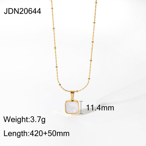 14K Gold Plated Stainless Steel Necklace Ladies – Jewelry Gift Ideas — 2