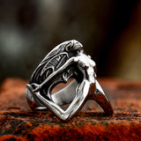 Gothic Style Stainless Steel Devil Ring – Stylish Gifts — 1