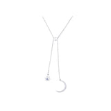 Sun Moon Silver Necklace – Jewelry Gift Ideas — 1