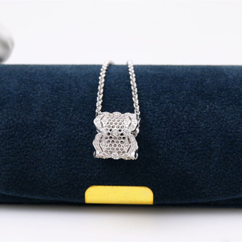925 Silver Honeycomb Floor Pendant – Jewelry Gift Ideas — 1