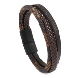 Men's Layered Retro Retro Patterns Leather – Jewelry Gift Ideas — 4