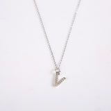 English Letter Necklace Micro Inlaid Zircon – Jewelry Gift Ideas — 11