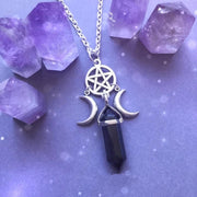 Fashion Pentagram Pendant Moon Necklace – Jewelry Gift Ideas — 5