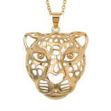 Copper Exaggerated Hollow Leopard Head Pendant – Jewelry Gift Ideas — 4