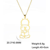 Cartoon Titanium Steel Cut Double-sided Polished – Jewelry Gift Ideas — 4