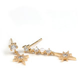 Sterling Silver Gold Plated Earrings – Birthday Gifts — 2
