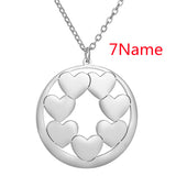 Hollow Heart Round Card Carved Pendant – Jewelry Gift Ideas — 7