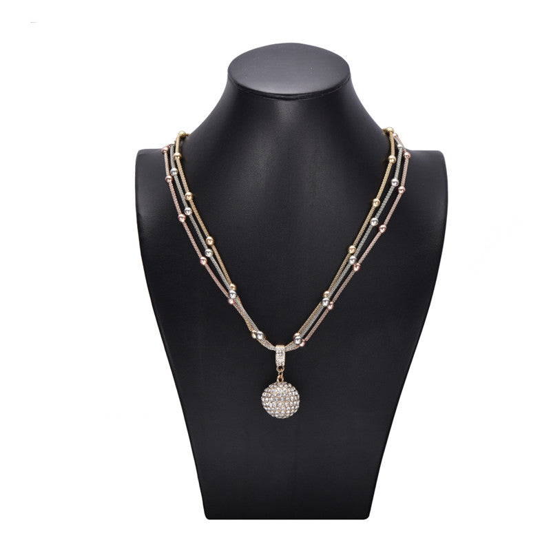 Crystal Ball Pendant Necklace – Jewelry Gift Ideas — 1