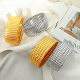 Stainless Steel Stretch Strap Retro Metal – Jewelry Gift Ideas — 12