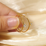 Ultra-fine Micro-inlaid Adjustable Ring Stainless – Meaningful Gifts — 2