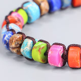 Hand-Woven Bracelet Colorful Emperor Stone – Jewelry Gift Ideas — 2