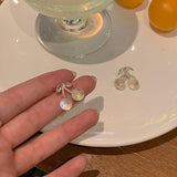 Cherry Zircon Earrings Female Niche Design Sense – Gifts for Her — 4