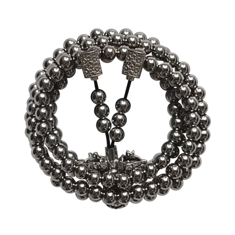 Stainless steel thunderbolt beads necklace – Jewelry Gift Ideas — 1