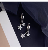 Zircon Flower Circle Earrings – Special Occasion Gifts — 6