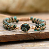 African Pine Double Layer Hand Braided Friendship – Jewelry Gift Ideas — 1