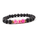 Volcanic stone tiger eye bracelet – Jewelry Gift Ideas — 4