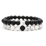 Turquoise Natural Stone Yoga Couple Set Bracelet – Jewelry Gift Ideas — 9